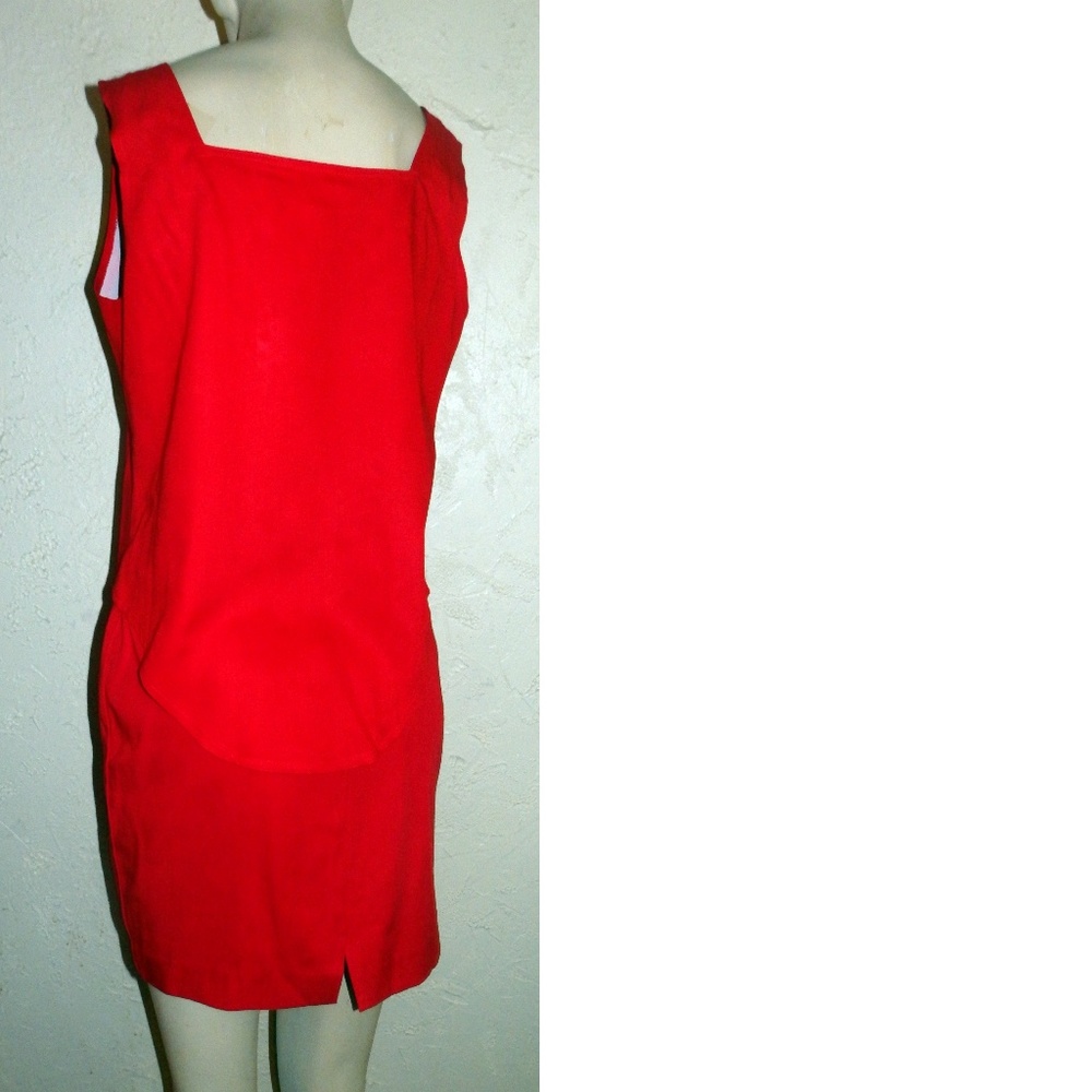 Cache Red Pearl Sequin Skirt Set Size M - Picture 3 of 8
